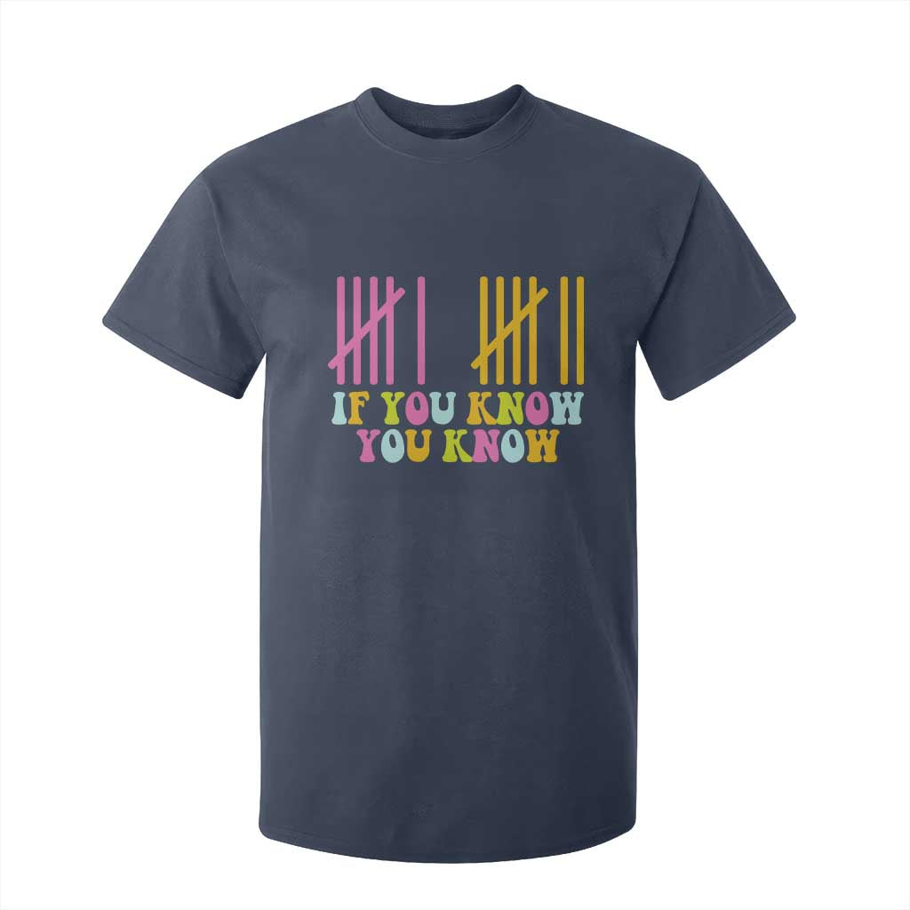 Funny Six Seven 6 7 Teen Slang T Shirt For Kid If You Know You Know Viral Meme TS10 Navy Print Your Wear
