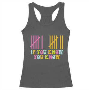 Funny Six Seven 6 7 Teen Slang Racerback Tank Top If You Know You Know Viral Meme TS10 Dark Heather Print Your Wear