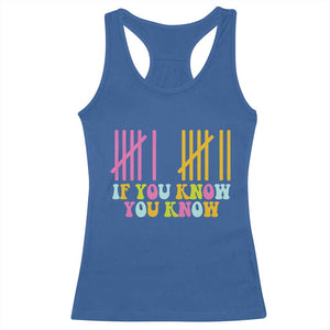 Funny Six Seven 6 7 Teen Slang Racerback Tank Top If You Know You Know Viral Meme TS10 Royal Blue Print Your Wear