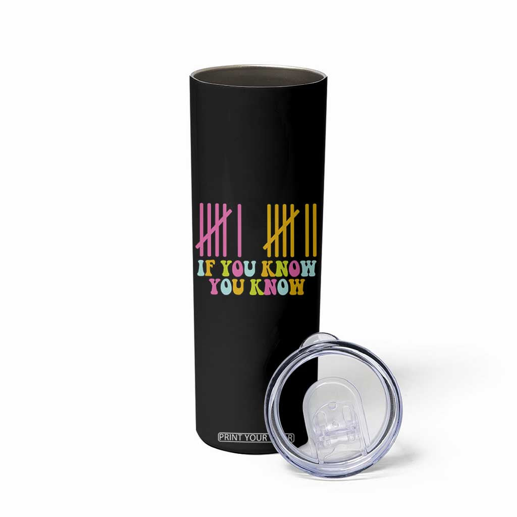 Funny Six Seven 6 7 Teen Slang Skinny Tumbler If You Know You Know Viral Meme TS10 Print Your Wear