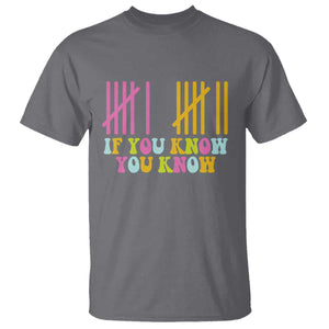Funny Six Seven 6 7 Teen Slang T Shirt If You Know You Know Viral Meme TS10 Charcoal Print Your Wear