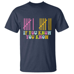 Funny Six Seven 6 7 Teen Slang T Shirt If You Know You Know Viral Meme TS10 Navy Print Your Wear