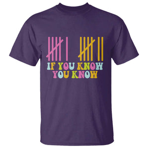Funny Six Seven 6 7 Teen Slang T Shirt If You Know You Know Viral Meme TS10 Purple Print Your Wear