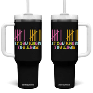 Funny Six Seven 6 7 Teen Slang Tumbler With Handle If You Know You Know Viral Meme TS10 One Size: 40 oz Black Print Your Wear