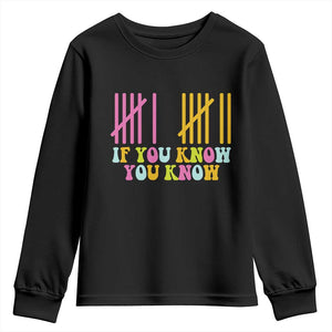 Funny Six Seven 6 7 Teen Slang Youth Sweatshirt If You Know You Know Viral Meme TS10 Black Print Your Wear