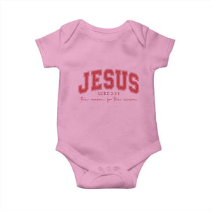 Jesus is the Reason Christmas Baby Onesie Christian Varsity TS10 Light Pink Print Your Wear
