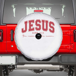 Jesus is the Reason Christmas Spare Tire Cover Christian Varsity TS10 White Print Your Wear