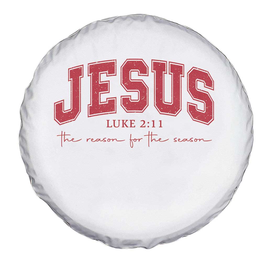 Jesus is the Reason Christmas Spare Tire Cover Christian Varsity TS10 Print Your Wear