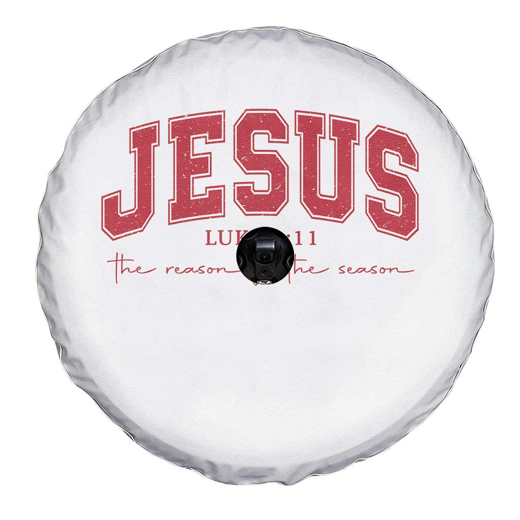 Jesus is the Reason Christmas Spare Tire Cover Christian Varsity TS10 Print Your Wear