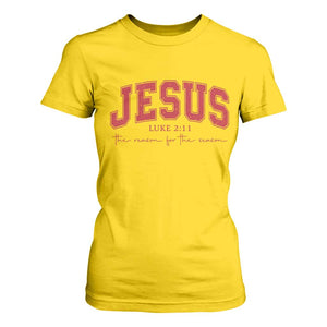 Jesus is the Reason Christmas T Shirt For Women Christian Varsity TS10 Daisy Print Your Wear