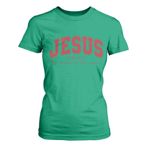 Jesus is the Reason Christmas T Shirt For Women Christian Varsity TS10 Irish Green Print Your Wear