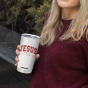 Jesus is the Reason Christmas Tumbler Cup Christian Varsity TS10 Print Your Wear