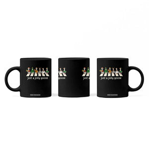 Just A Jolly Goose Coffee Mug Funny Christmas Duck Meme TS10 Print Your Wear