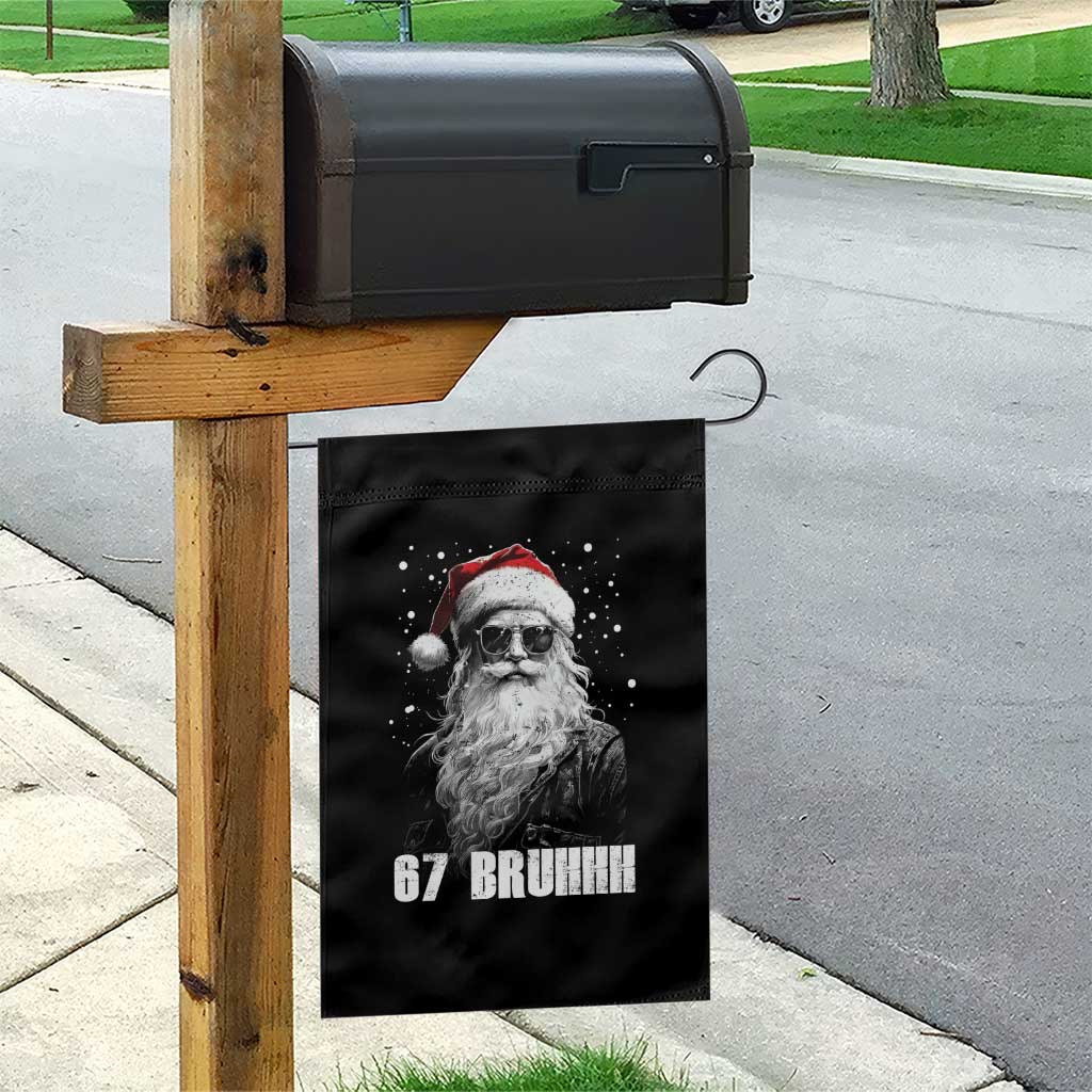 Cool Santa Claus Six Seven 67 Meme Garden Flag Funny 6 7 Gen Alpha Slang Viral Meme TS10 Print Your Wear