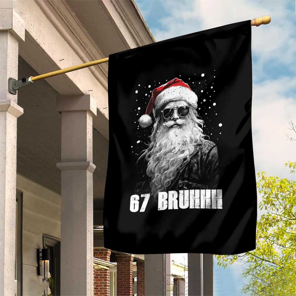Cool Santa Claus Six Seven 67 Meme Garden Flag Funny 6 7 Gen Alpha Slang Viral Meme TS10 Print Your Wear