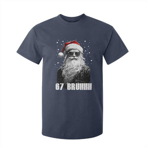 Cool Santa Claus Six Seven 67 Meme T Shirt For Kid Funny 6 7 Gen Alpha Slang Viral Meme TS10 Navy Print Your Wear