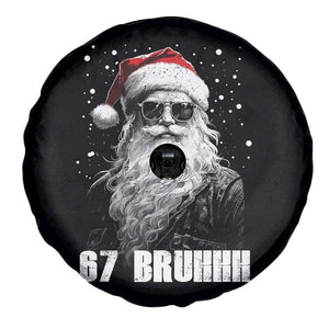 Cool Santa Claus Six Seven 67 Meme Spare Tire Cover Funny 6 7 Gen Alpha Slang Viral Meme TS10 Print Your Wear