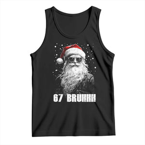 Cool Santa Claus Six Seven 67 Meme Tank Top Funny 6 7 Gen Alpha Slang Viral Meme TS10 Black Print Your Wear
