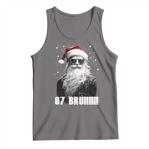 Cool Santa Claus Six Seven 67 Meme Tank Top Funny 6 7 Gen Alpha Slang Viral Meme TS10 Deep Heather Print Your Wear