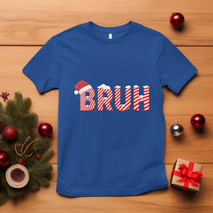 Bruh Christmas T Shirt Funny Saying Meme TS10 Royal Blue Print Your Wear