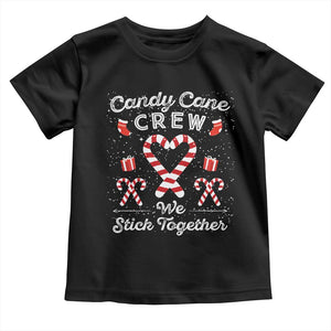 Christmas Family Matching Toddler T Shirt Candy Cane Heart Holiday TS10 Black Print Your Wear