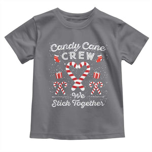 Christmas Family Matching Toddler T Shirt Candy Cane Heart Holiday TS10 Charcoal Print Your Wear