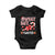 Funny Christmas Baby Onesie Sweet But Twisted Candy Cane Xmas Holiday TS10 Black Print Your Wear