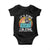Funny Racoon Baby Onesie Eating Instant Noodle Cup Dumpster Fire Everything Is Fine Meme TS10 Black Print Your Wear