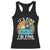 Funny Racoon Racerback Tank Top Eating Instant Noodle Cup Dumpster Fire Everything Is Fine Meme TS10 Black Print Your Wear