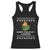 Funny Christmas Racerback Tank Top Warm Holiday Wishes Dumpster Fire Ugly Christmas TS10 Black Print Your Wear