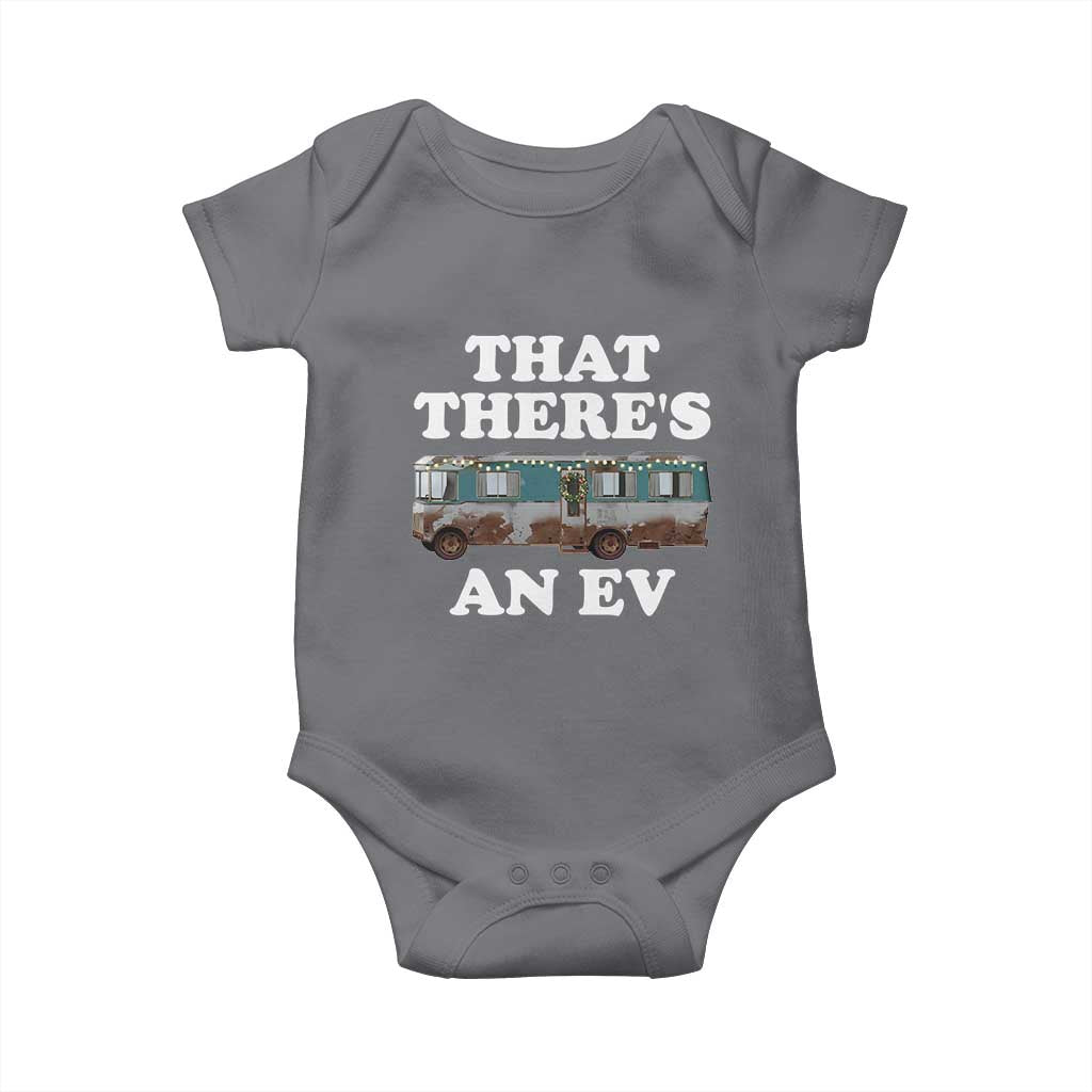 Christmas Movie Baby Onesie That There's An RV Christmas Vacation Xmas Lights TS10 Charcoal Print Your Wear