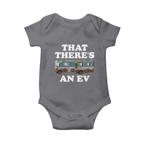 Christmas Movie Baby Onesie That There's An RV Christmas Vacation Xmas Lights TS10 Charcoal Print Your Wear