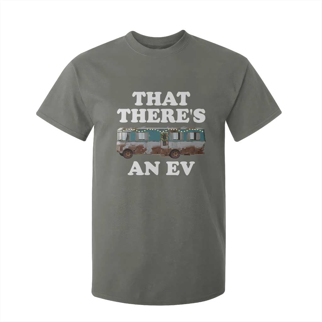 Christmas Movie T Shirt For Kid That There's An RV Christmas Vacation Xmas Lights TS10 Military Green Print Your Wear