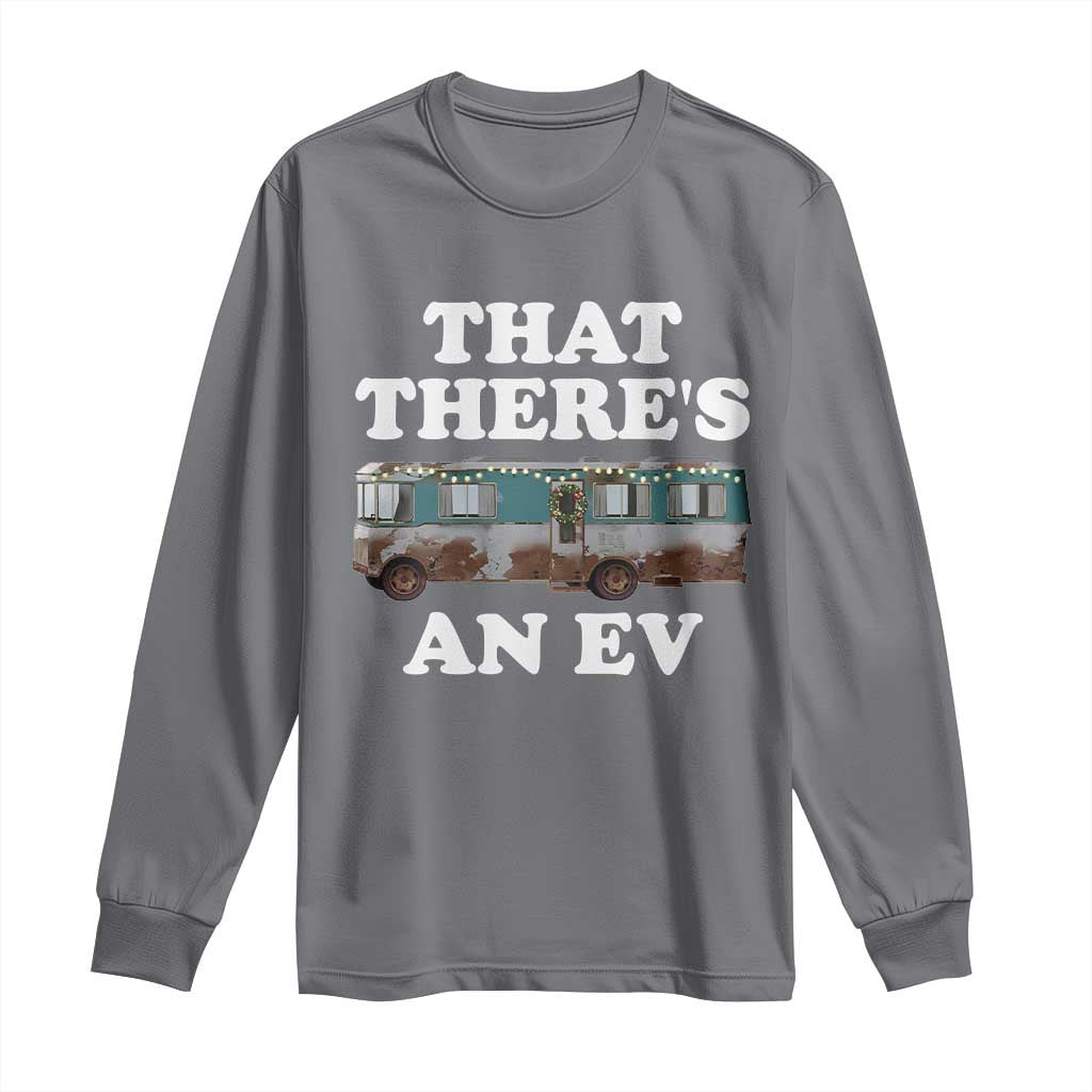 Christmas Movie Long Sleeve Shirt That There's An RV Christmas Vacation Xmas Lights TS10 Charcoal Print Your Wear