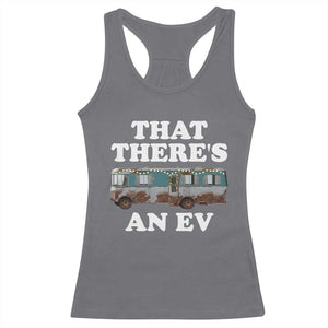 Christmas Movie Racerback Tank Top That There's An RV Christmas Vacation Xmas Lights TS10 Charcoal Print Your Wear