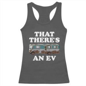 Christmas Movie Racerback Tank Top That There's An RV Christmas Vacation Xmas Lights TS10 Dark Heather Print Your Wear