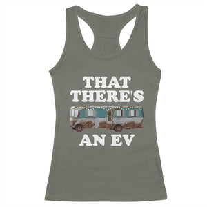 Christmas Movie Racerback Tank Top That There's An RV Christmas Vacation Xmas Lights TS10 Military Green Print Your Wear