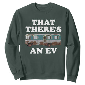 Christmas Movie Sweatshirt That There's An RV Christmas Vacation Xmas Lights TS10 Dark Forest Green Print Your Wear