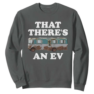 Christmas Movie Sweatshirt That There's An RV Christmas Vacation Xmas Lights TS10 Dark Heather Print Your Wear