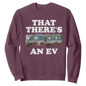 Christmas Movie Sweatshirt That There's An RV Christmas Vacation Xmas Lights TS10 Maroon Print Your Wear