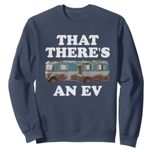 Christmas Movie Sweatshirt That There's An RV Christmas Vacation Xmas Lights TS10 Navy Print Your Wear