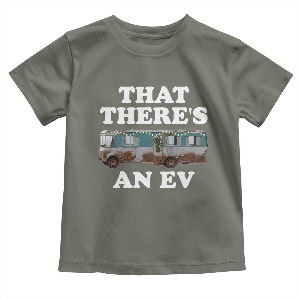 Christmas Movie Toddler T Shirt That There's An RV Christmas Vacation Xmas Lights TS10 Military Green Print Your Wear