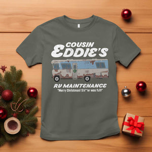 Christmas Movie T Shirt That There's An RV Christmas Vacation TS10 Military Green Print Your Wear