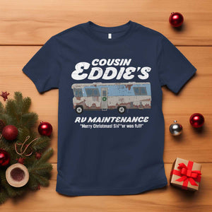 Christmas Movie T Shirt That There's An RV Christmas Vacation TS10 Navy Print Your Wear