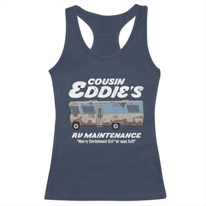 Christmas Movie Racerback Tank Top That There's An RV Christmas Vacation TS10 Navy Print Your Wear