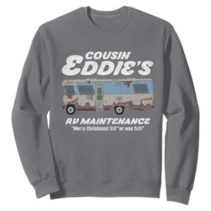 Christmas Movie Sweatshirt That There's An RV Christmas Vacation TS10 Charcoal Print Your Wear