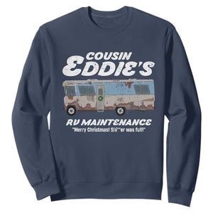 Christmas Movie Sweatshirt That There's An RV Christmas Vacation TS10 Navy Print Your Wear