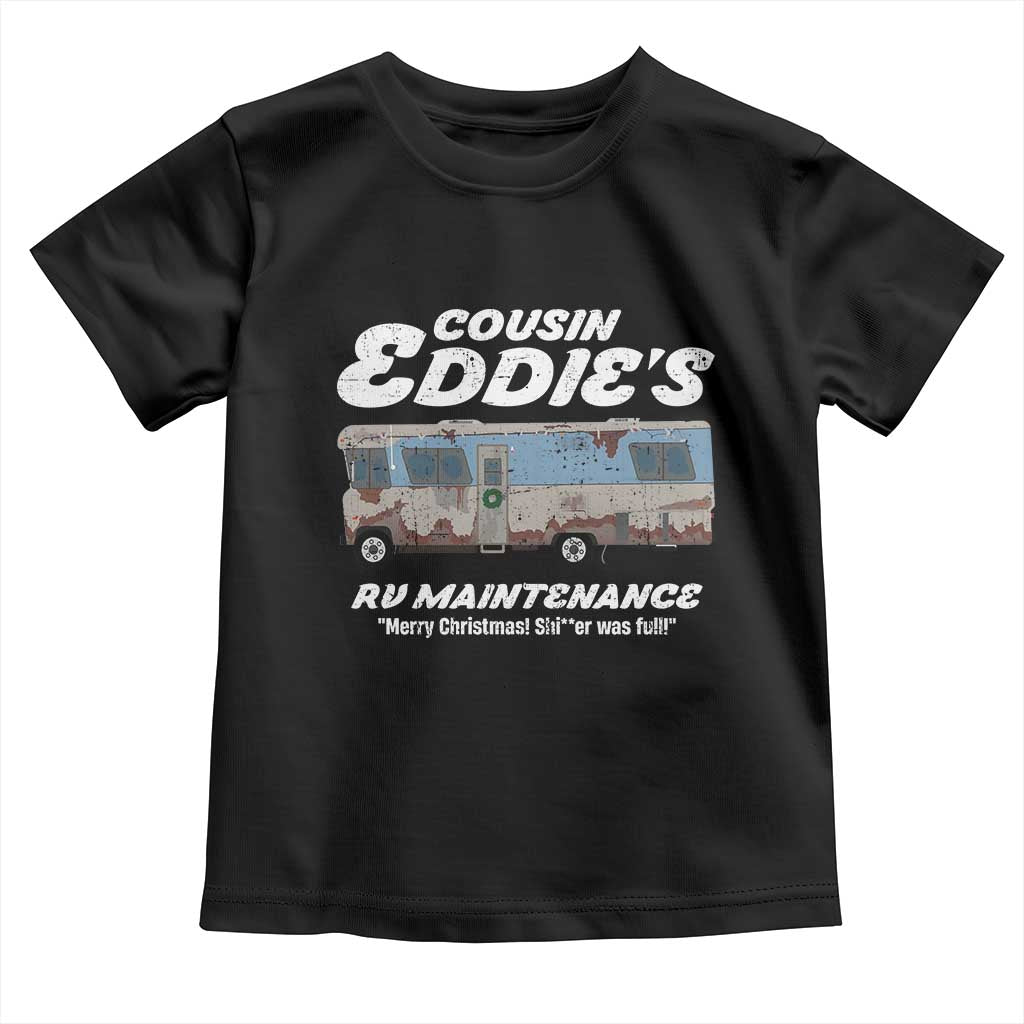 Christmas Movie Toddler T Shirt That There's An RV Christmas Vacation TS10 Black Print Your Wear