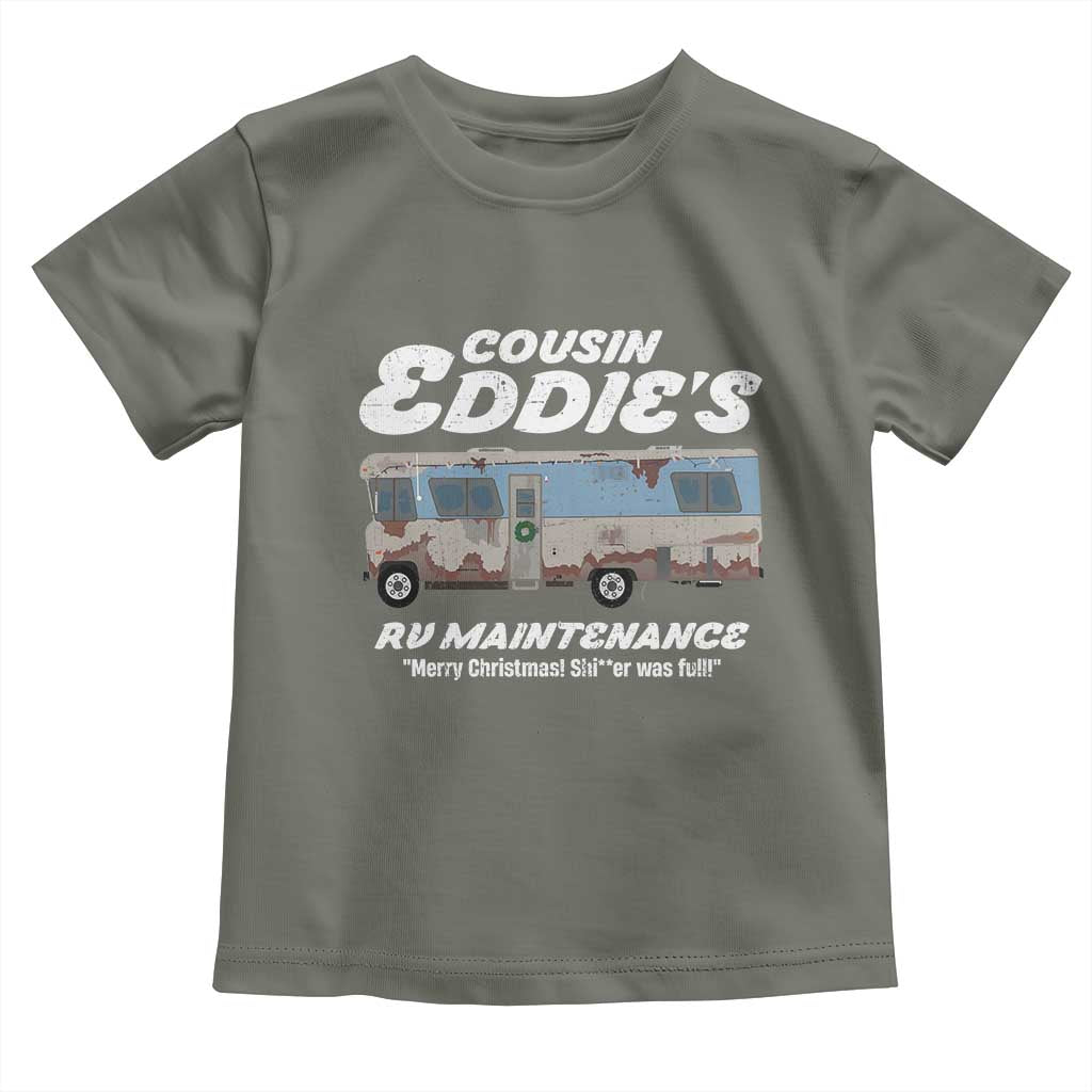 Christmas Movie Toddler T Shirt That There's An RV Christmas Vacation TS10 Military Green Print Your Wear
