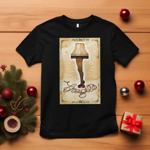 Funny Christmas Movie T Shirt Fragile Leg Lamp TS10 Black Print Your Wear